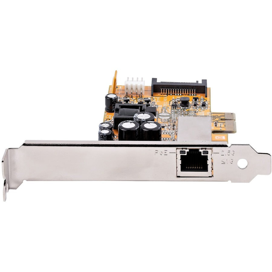 StarTech.com Carte réseau PoE 1 port 2,5 Gbit/s, carte Ethernet PCIe, carte réseau PoE 30 W 802.3at pour PC/serveurs, adaptateur LAN RJ45/réseau PoE, NBaseT ST1000PEXPSE