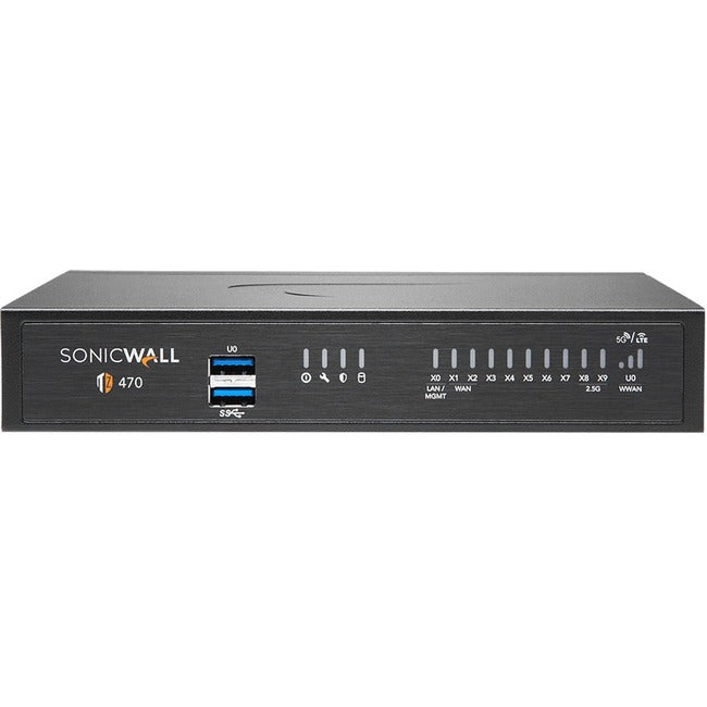 Appareil de sécurité réseau/pare-feu SonicWall TZ470 03-SSC-0738