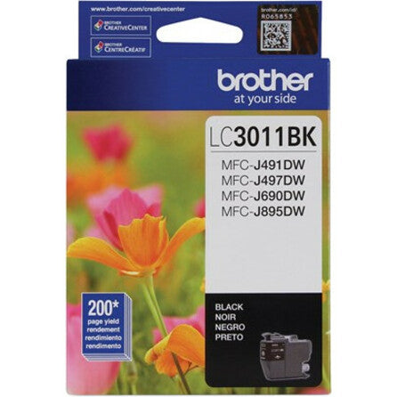 Brother Innobella LC3013BKS Original High Yield Inkjet Ink Cartridge - Single Pack - Black - 1 Each LC3013BKS