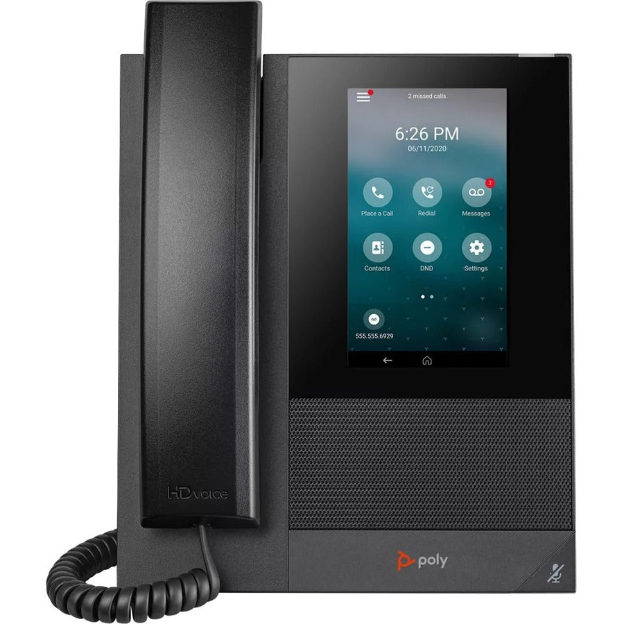 Poly CCX 400 IP Phone - Corded - Corded - Desktop, Wall Mountable 2200-49700-025