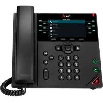 Poly 450 IP Phone - Corded - Corded - Desktop - Black - TAA Compliant 2200-48840-001