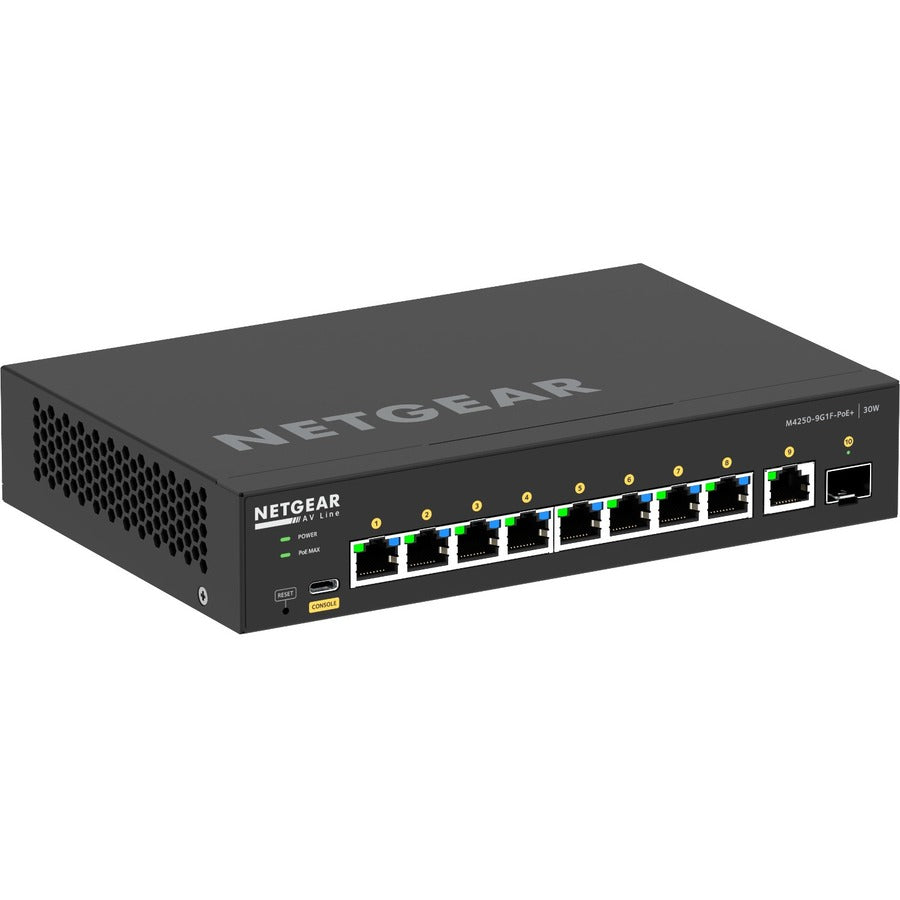 Netgear AV Line M4250 GSM4210PD Ethernet Switch GSM4210PD-100NAS