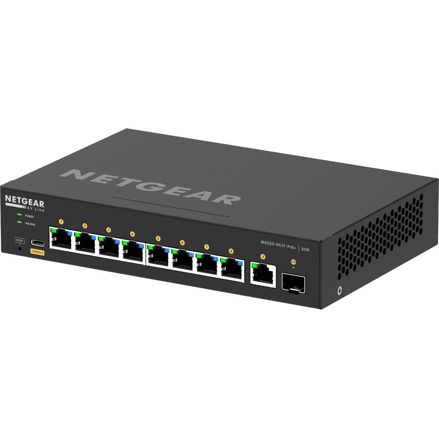 Netgear AV Line M4250 GSM4210PD Ethernet Switch GSM4210PD-100NAS