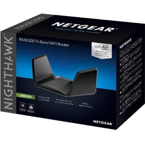Netgear Nighthawk RAXE300 Wi-Fi 6E IEEE 802.11 a/b/g/n/ac/ax routeur sans fil Ethernet RAXE300-100CNS