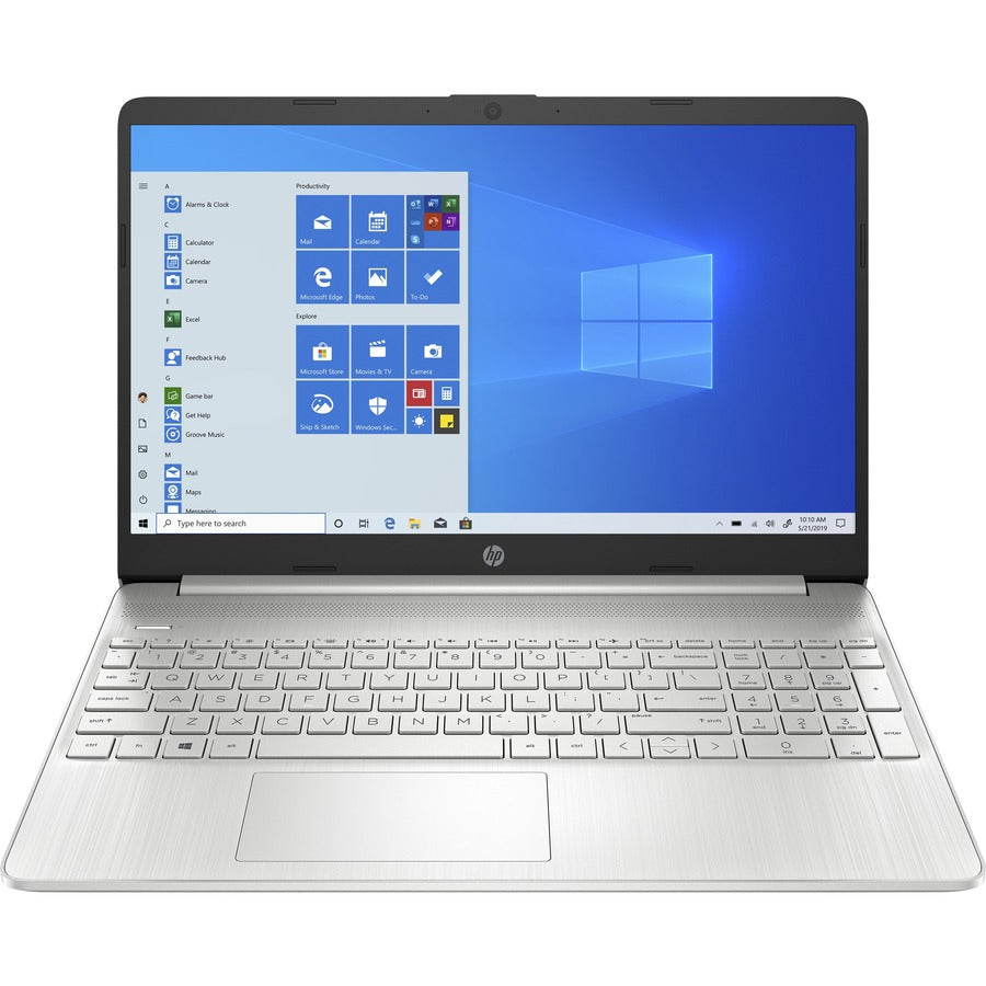 Ordinateur portable HP 15,6" - Full HD - 1920 x 1080 - Intel Pentium N6000 Quad-core (4 cœurs) - 8 Go de RAM totale - 256 Go SSD - Argent naturel 2L7N7UA#ABL