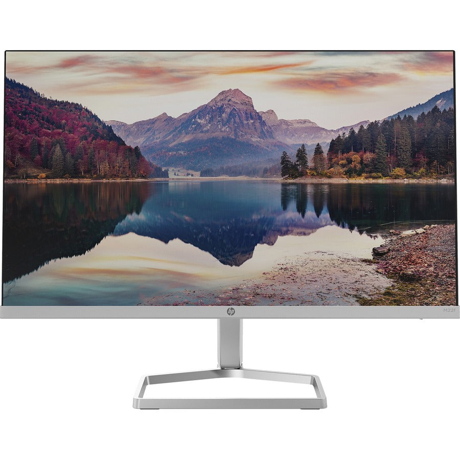 HP Ultra Slim M22f 21.5" Full HD LED LCD Monitor - 16:9 - Black, Silver 2D9J9AA#ABA