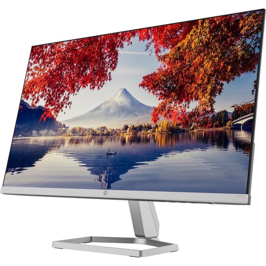 HP M24f 23.8" Full HD LED LCD Monitor - 16:9 - Black, Silver 2D9K0AA#ABA