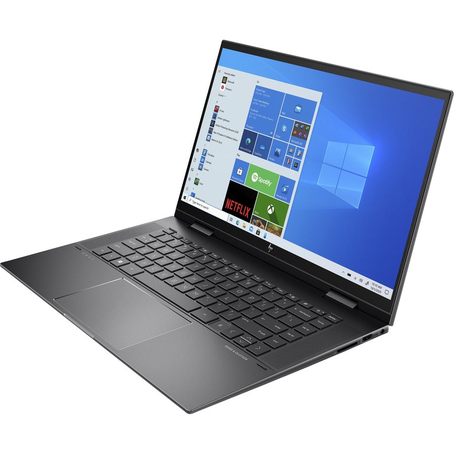 HP Envy 15.6" Touchscreen Notebook - Full HD - 1920 x 1080 - AMD Ryzen 5 5500U Hexa-core (6 Core) - 8 GB Total RAM - 1 TB SSD - Nightfall Black 378U1UA#ABL