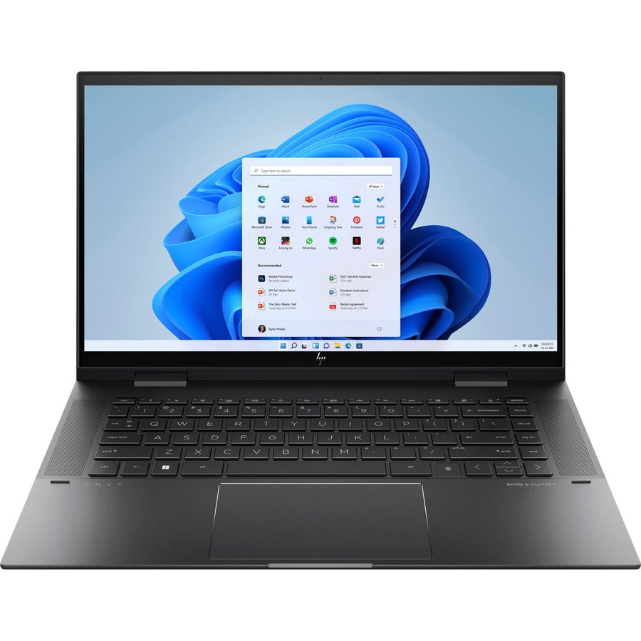 HP Envy 15.6" Touchscreen Notebook - Full HD - 1920 x 1080 - AMD Ryzen 5 5500U Hexa-core (6 Core) - 8 GB Total RAM - 1 TB SSD - Nightfall Black 378U1UA#ABL