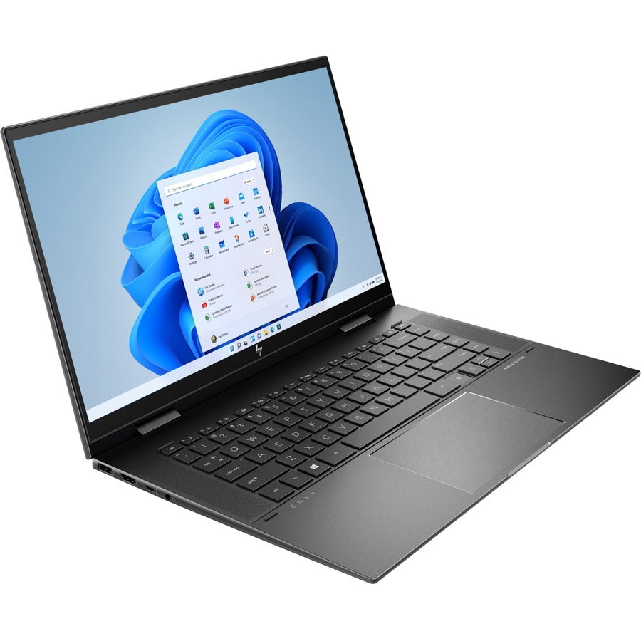 HP Envy 15.6" Touchscreen Notebook - Full HD - 1920 x 1080 - AMD Ryzen 5 5500U Hexa-core (6 Core) - 8 GB Total RAM - 1 TB SSD - Nightfall Black 378U1UA#ABL