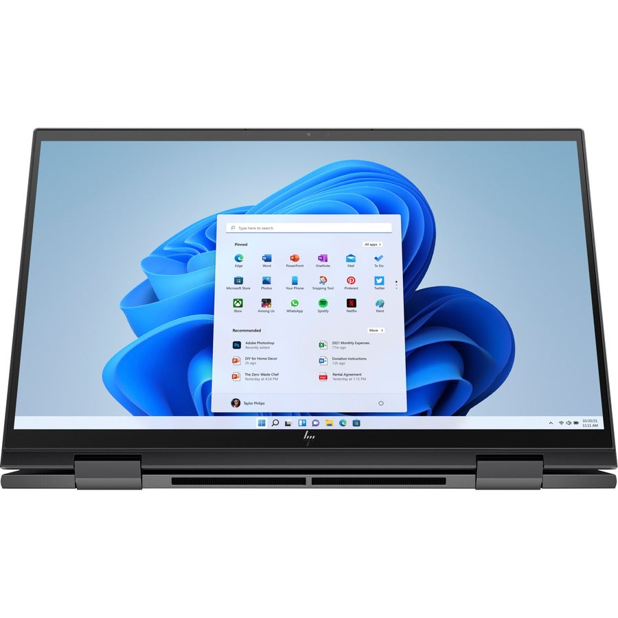HP Envy 15.6" Touchscreen Notebook - Full HD - 1920 x 1080 - AMD Ryzen 5 5500U Hexa-core (6 Core) - 8 GB Total RAM - 1 TB SSD - Nightfall Black 378U1UA#ABL