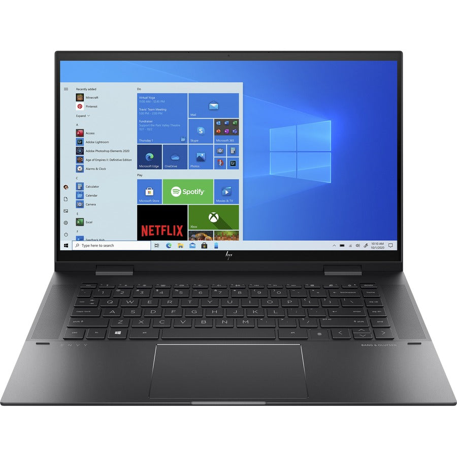 HP Envy 15.6" Touchscreen Notebook - Full HD - 1920 x 1080 - AMD Ryzen 5 5500U Hexa-core (6 Core) - 8 GB Total RAM - 1 TB SSD - Nightfall Black 378U1UA#ABL