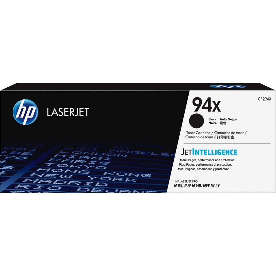 Cartouche de toner laser authentique HP 94X (CF294X) - Pack noir CF294X