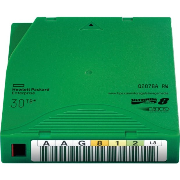 HPE LTO-8 Ultrium 30TB RW Data Cartridge Q2078A