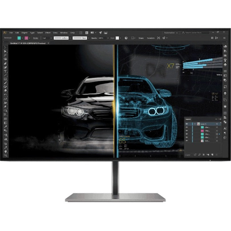 Moniteur LCD HP Z27u G3 27" QHD - 16:9 - Noir 1B9X2AA#ABA