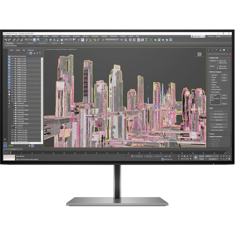 Moniteur LCD HP Z27u G3 27" QHD - 16:9 - Noir 1B9X2AA#ABA