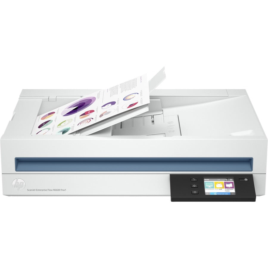 HP Scanjet Enterprise Flow N6600 fnw1 Flatbed/ADF Scanner - 1200 dpi Optical 20G08A#BGJ