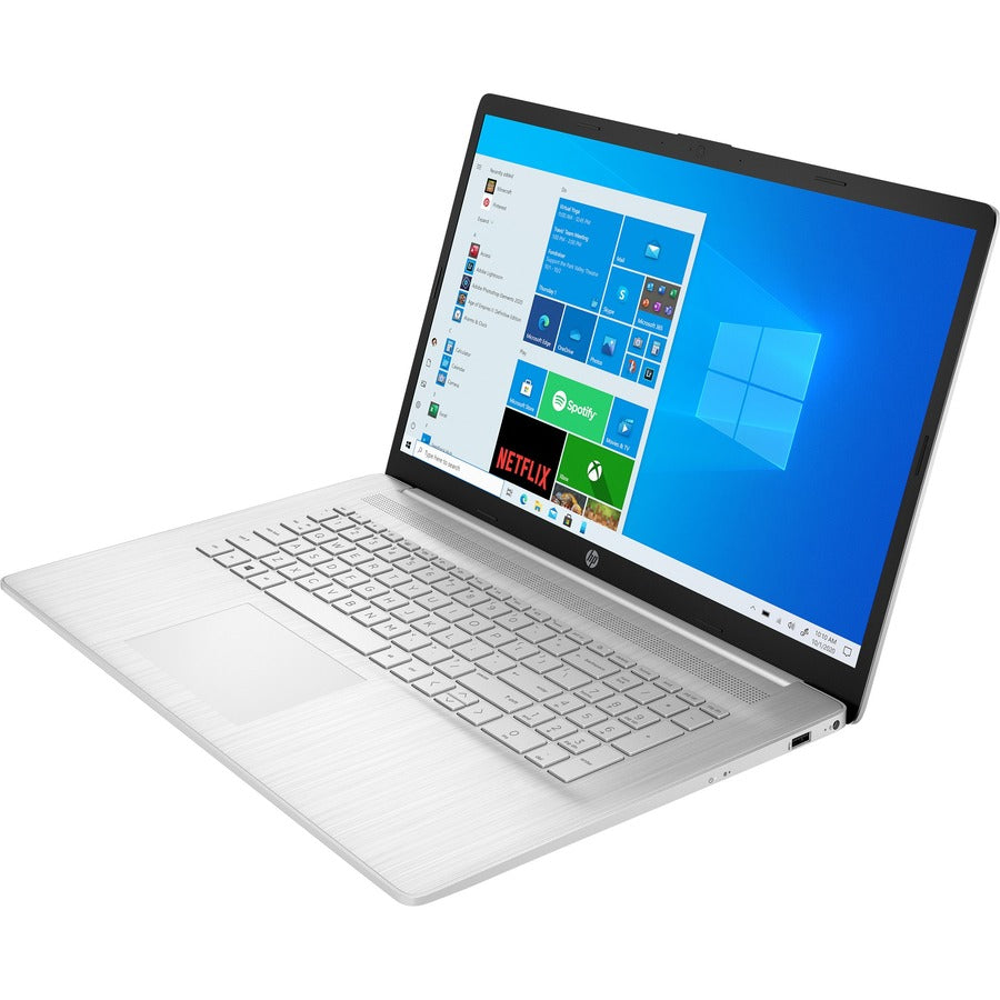 HP 17-cn0000 17-cn0020ca 17.3" Notebook - Full HD - 1920 x 1080 - Intel Core i3 11th Gen i3-1125G4 Quad-core (4 Core) - 8 GB Total RAM - 1 TB HDD - 256 GB SSD - Natural Silver 2L7P7UA#ABL