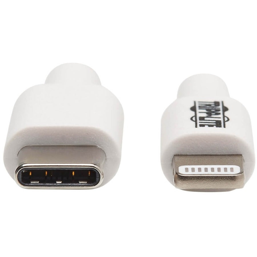 Câble Tripp Lite USB-C vers Lightning (M/M), blanc, 3 pi (0,9 m) M102-003-WH