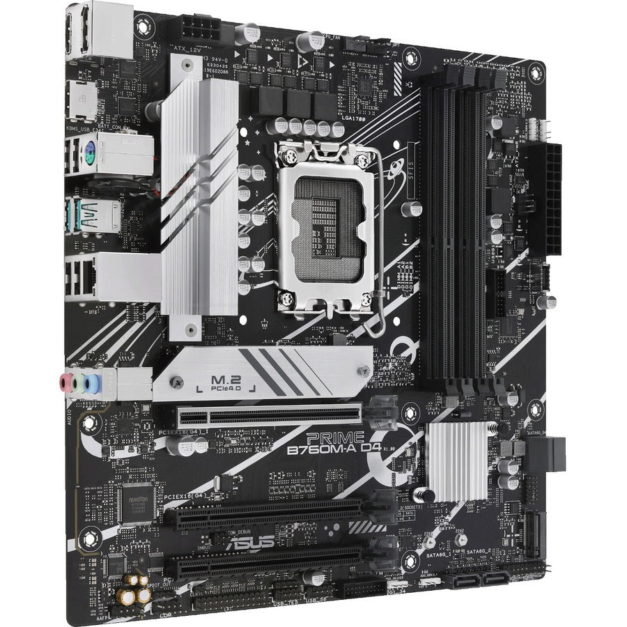 Carte mère de bureau Asus Prime B760M-A D4 - Chipset Intel B760 - Socket LGA-1700 - Micro ATX PRIMEB760M-AD4