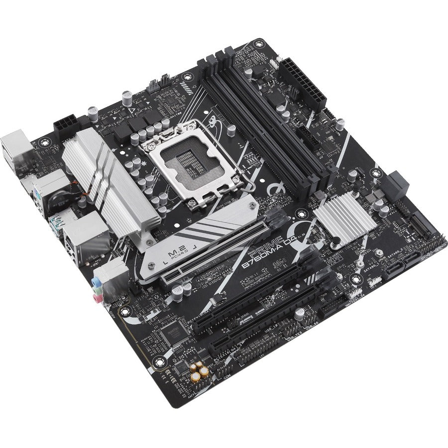 Asus Prime B760M-A D4 Desktop Motherboard - Intel B760 Chipset - Socket LGA-1700 - Micro ATX PRIMEB760M-AD4