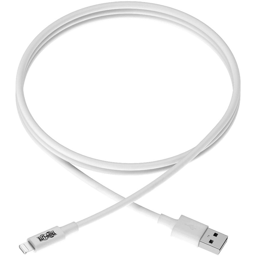 Tripp Lite 6ft Lightning USB/Sync Charge Cable for Apple Iphone / Ipad White 6' M100-006-WH