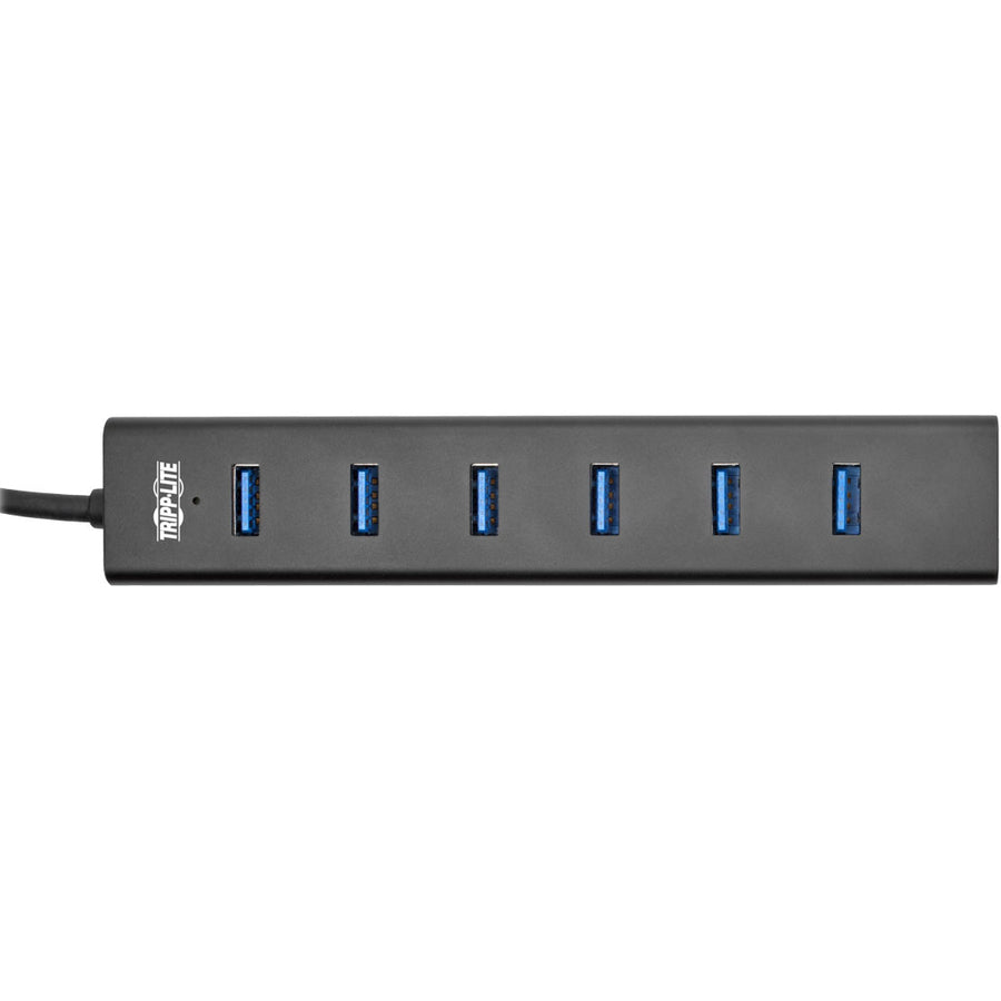 Tripp Lite 7-Port Portable USB 3.0 SuperSpeed Mini Hub, Aluminum U360-007-AL