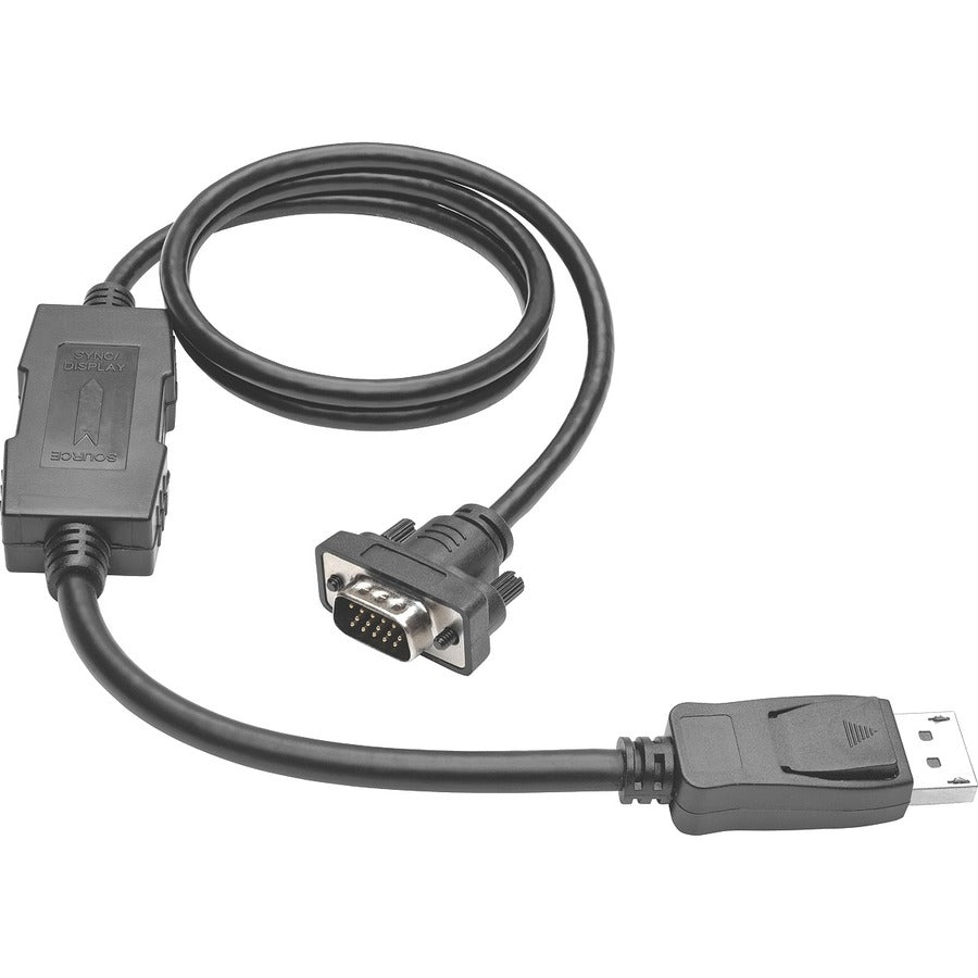 Tripp Lite P581-003-VGA-V2 DisplayPort 1.2 to VGA Active Adapter Cable, 3 ft. P581-003-VGA-V2