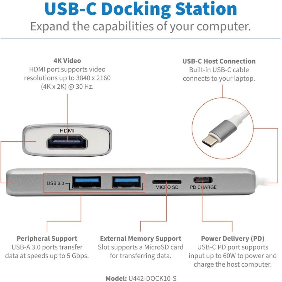 Station d'accueil Tripp Lite U442-DOCK10-S U442-DOCK10-S