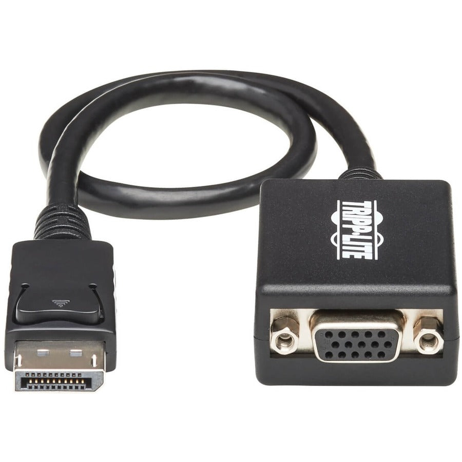 Tripp Lite DisplayPort to VGA Active Adapter - M/F, 1920 x 1200 (1080p), Black, 1 ft. P134-001-VGA