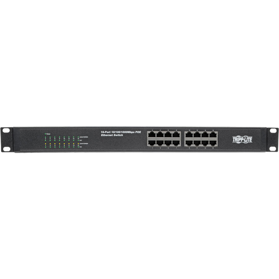 Tripp Lite NG16POE Unmanaged Network Gigabit Ethernet Switch with POE NG16POE
