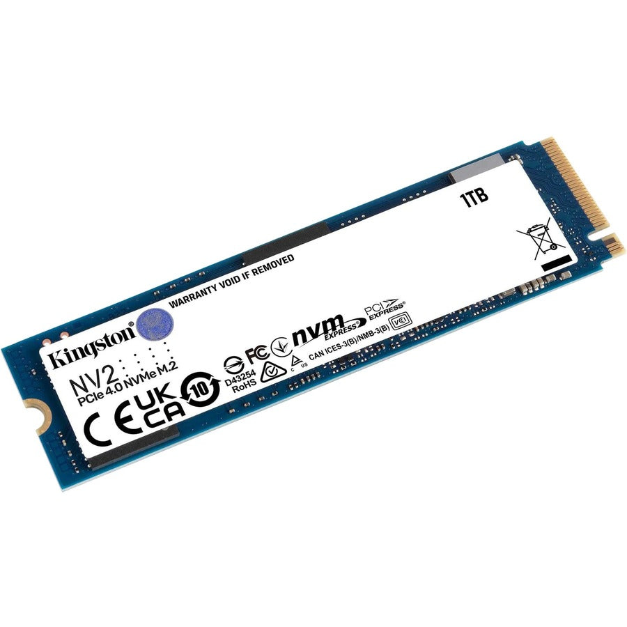 Disque SSD Kingston 1 To - M.2 2280 interne - PCI Express NVMe (PCI Express NVMe 4.0 x4) SNV2S/1000G