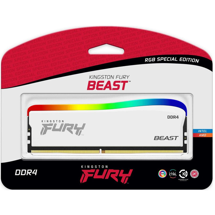 Module de mémoire SDRAM DDR4 Kingston FURY Beast 16 Go KF432C16BWA/16