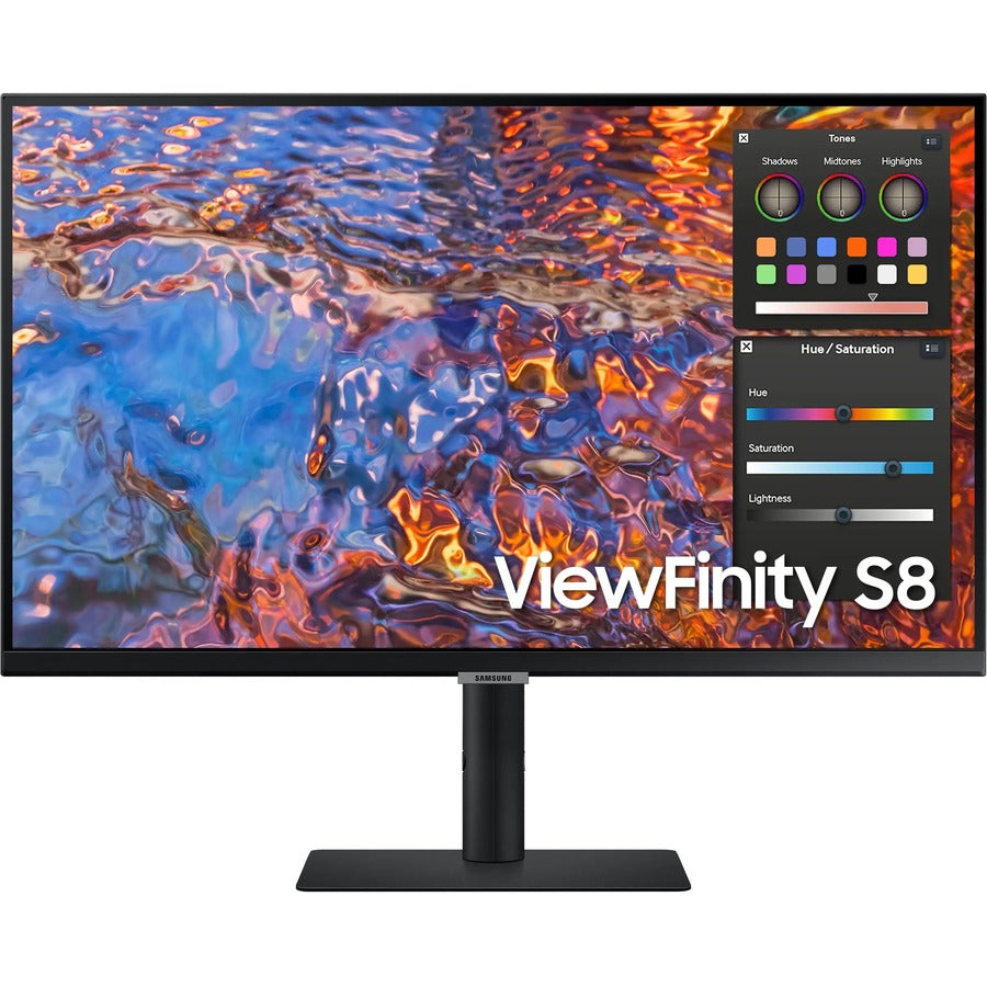 Samsung ViewFinity S8 S27B806PXN 27" UHD LCD Monitor - 16:9 - Black LS27B806PXNXGO