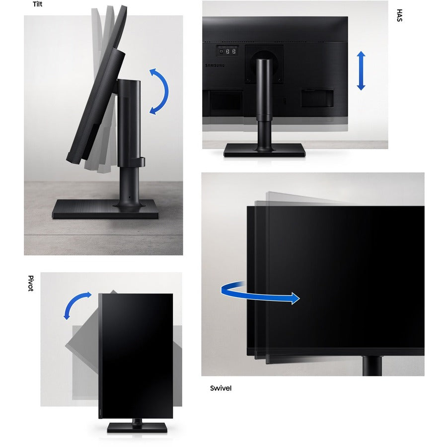 Samsung F27T450FQN 27" Full HD LCD Monitor - 16:9 - Black LF27T450FQNXGO