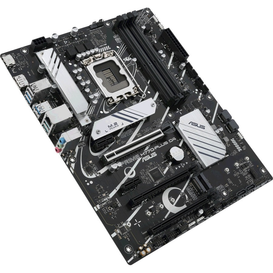 Asus Prime H770-PLUS D4 Desktop Motherboard - Intel H770 Chipset - Socket LGA-1700 - ATX PRIMEH770-PLUSD4