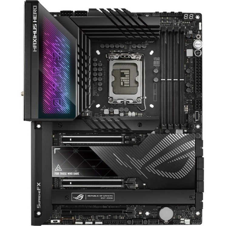 Asus ROG Maximus Z790 Hero Maximus Z790 Hero Gaming Desktop Motherboard - Intel Z790 Chipset - Socket LGA-1700 - ATX ROGMAXIMUSZ790HERO