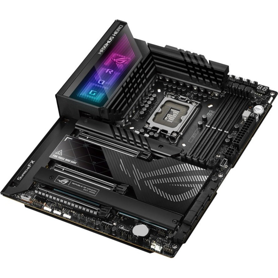 Asus ROG Maximus Z790 Hero Maximus Z790 Hero Gaming Desktop Motherboard - Intel Z790 Chipset - Socket LGA-1700 - ATX ROGMAXIMUSZ790HERO