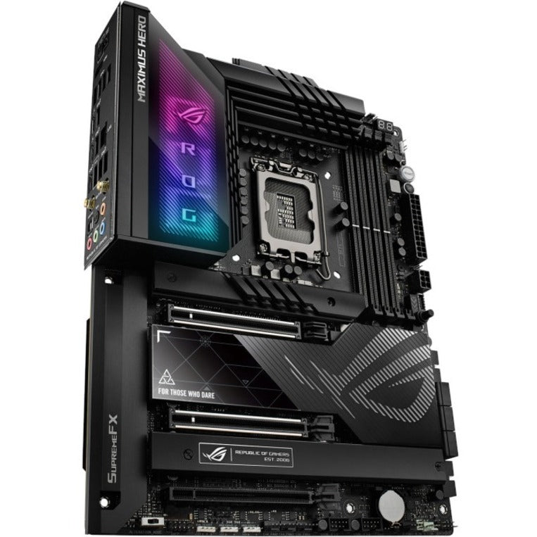 Asus ROG Maximus Z790 Hero Maximus Z790 Hero Gaming Desktop Motherboard - Intel Z790 Chipset - Socket LGA-1700 - ATX ROGMAXIMUSZ790HERO