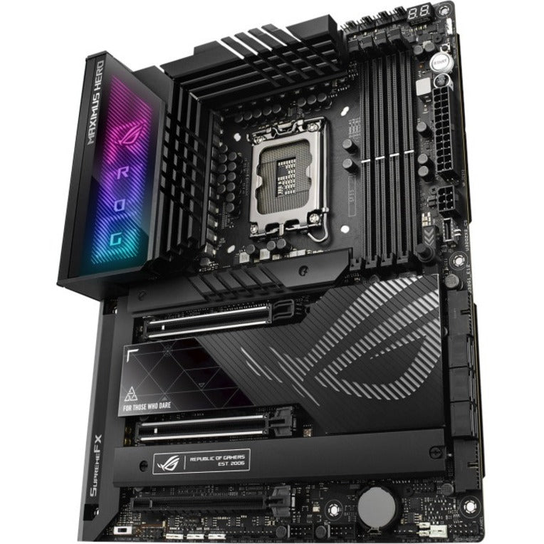 Asus ROG Maximus Z790 Hero Maximus Z790 Hero Gaming Desktop Motherboard - Intel Z790 Chipset - Socket LGA-1700 - ATX ROGMAXIMUSZ790HERO