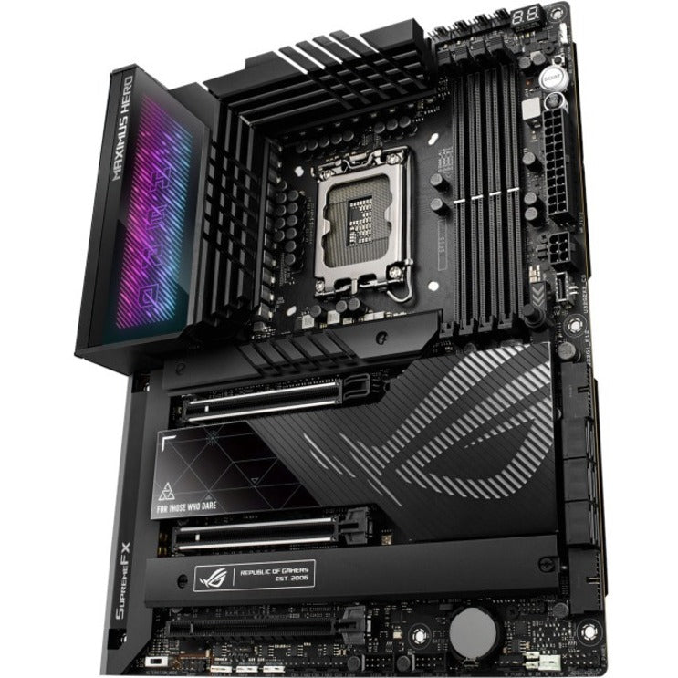 Asus ROG Maximus Z790 Hero Maximus Z790 Hero Gaming Desktop Motherboard - Intel Z790 Chipset - Socket LGA-1700 - ATX ROGMAXIMUSZ790HERO