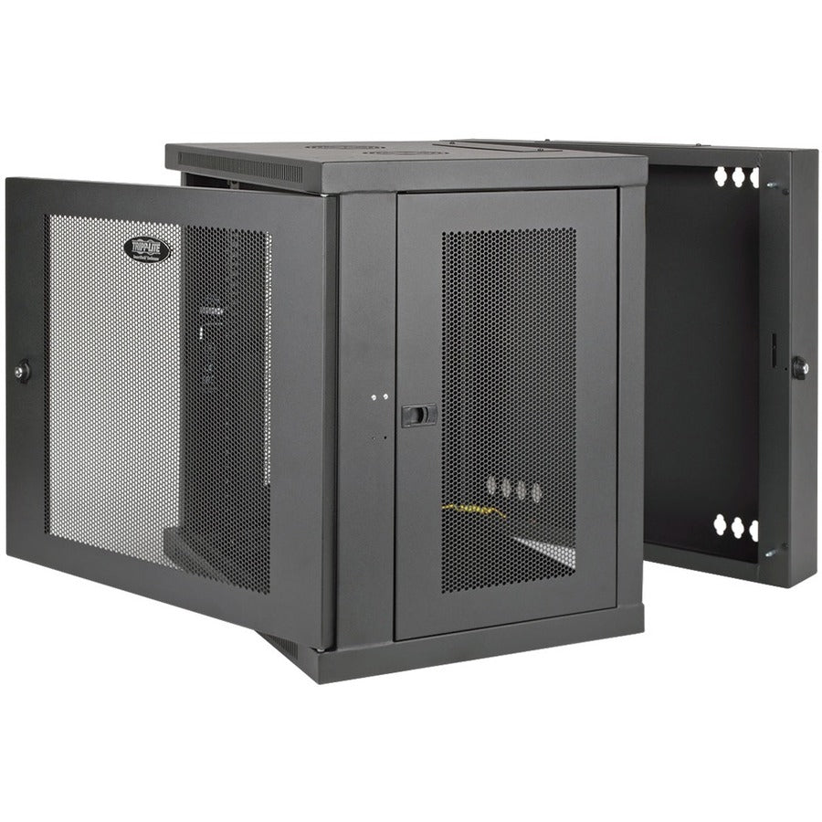 Tripp Lite SmartRack 12U UPS-Depth Wall-Mount Rack Enclosure Cabinet, Hinged Back SRW12USDP