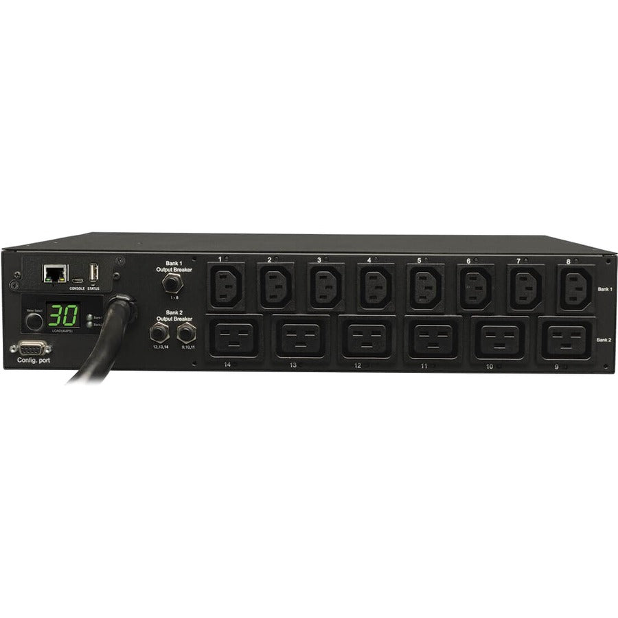 Tripp Lite PDUMH30HV19NET PDU commuté 208 V - 240 V 30 A 14 prises PDUMH30HV19NET