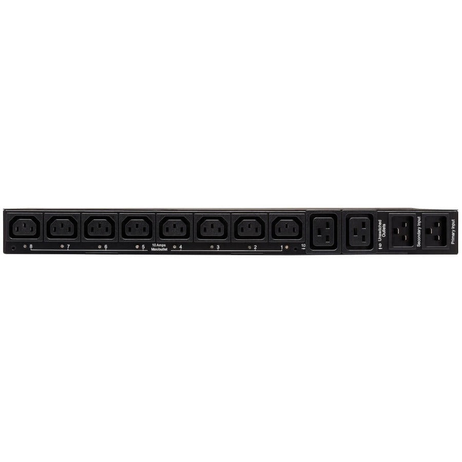 Tripp Lite PDUMH20HVATNET PDU Switched ATS 200V - 240V 16A 10 Outlet PDUMH20HVATNET