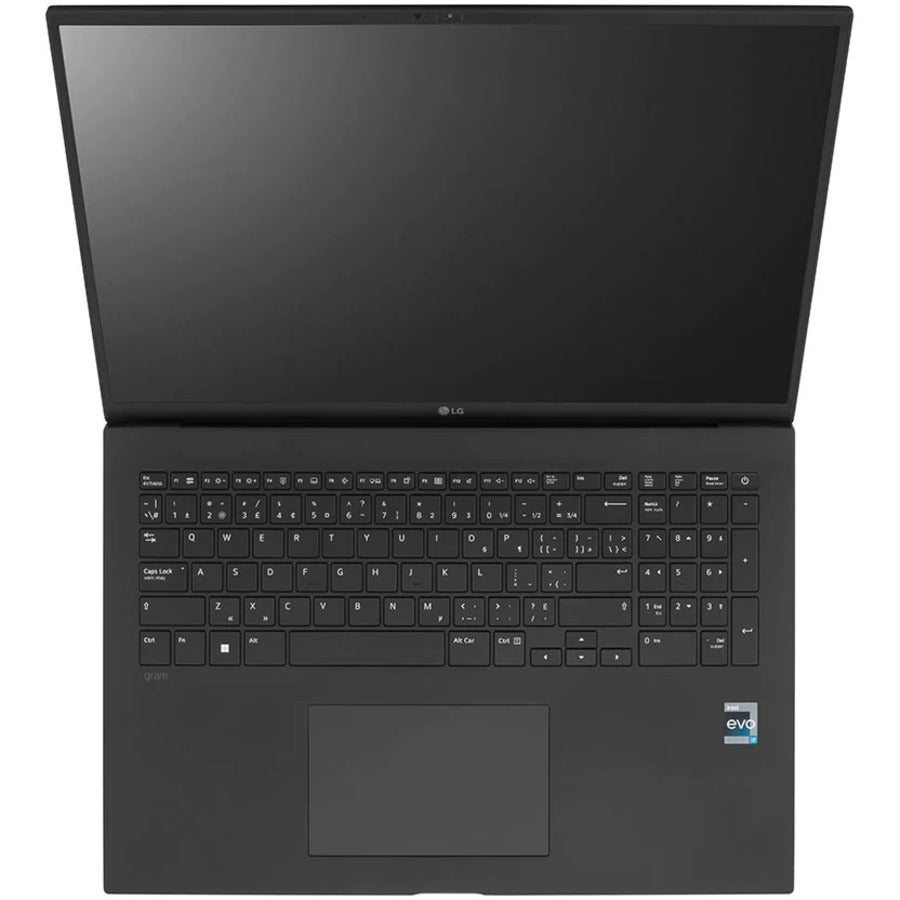 LG gram 17Z90Q-K.AR55A9 17" Notebook - WQXGA - 2560 x 1600 - Intel Core i5 12th Gen i5-1240P Dodeca-core (12 Core) 1.70 GHz - Intel Evo Platform - 8 GB Total RAM - 512 GB SSD - Obsidian Black 17Z90Q-K.AR55A9