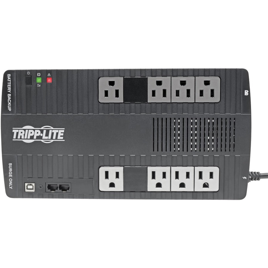 Tripp Lite Desktop/Wall Mount Battery Backup Outlets AVR550U