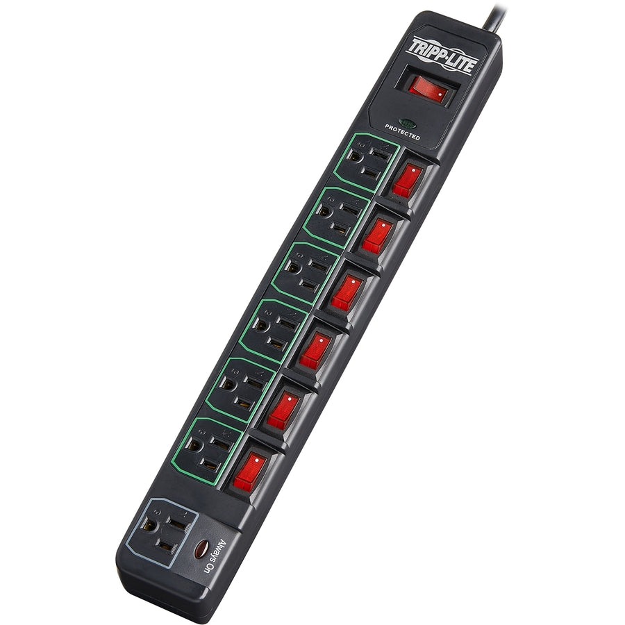 Tripp Lite TLP76MSGB ECO-Surge 7-Outlet Surge Protector TLP76MSGB