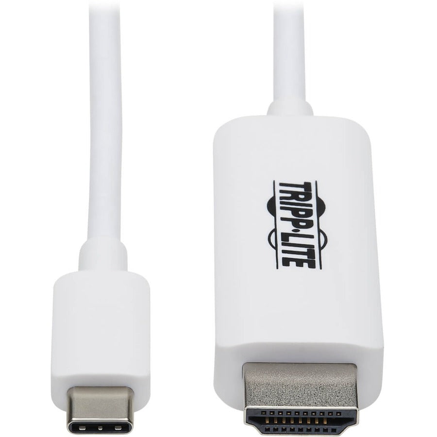 Tripp Lite U444-006-HWE Câble adaptateur USB-C vers HDMI, M/M, blanc, 6 pieds U444-006-HWE