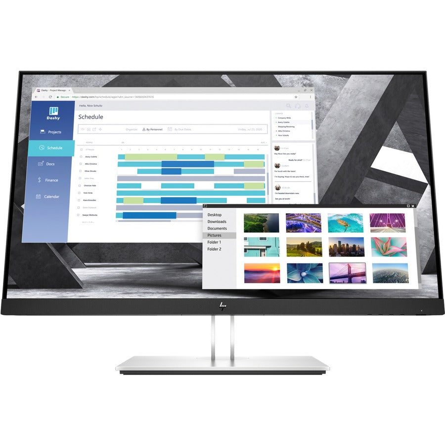 HP E27q G4 27" WQHD LED LCD Monitor - 16:9 - Black 9VG82AA#ABA