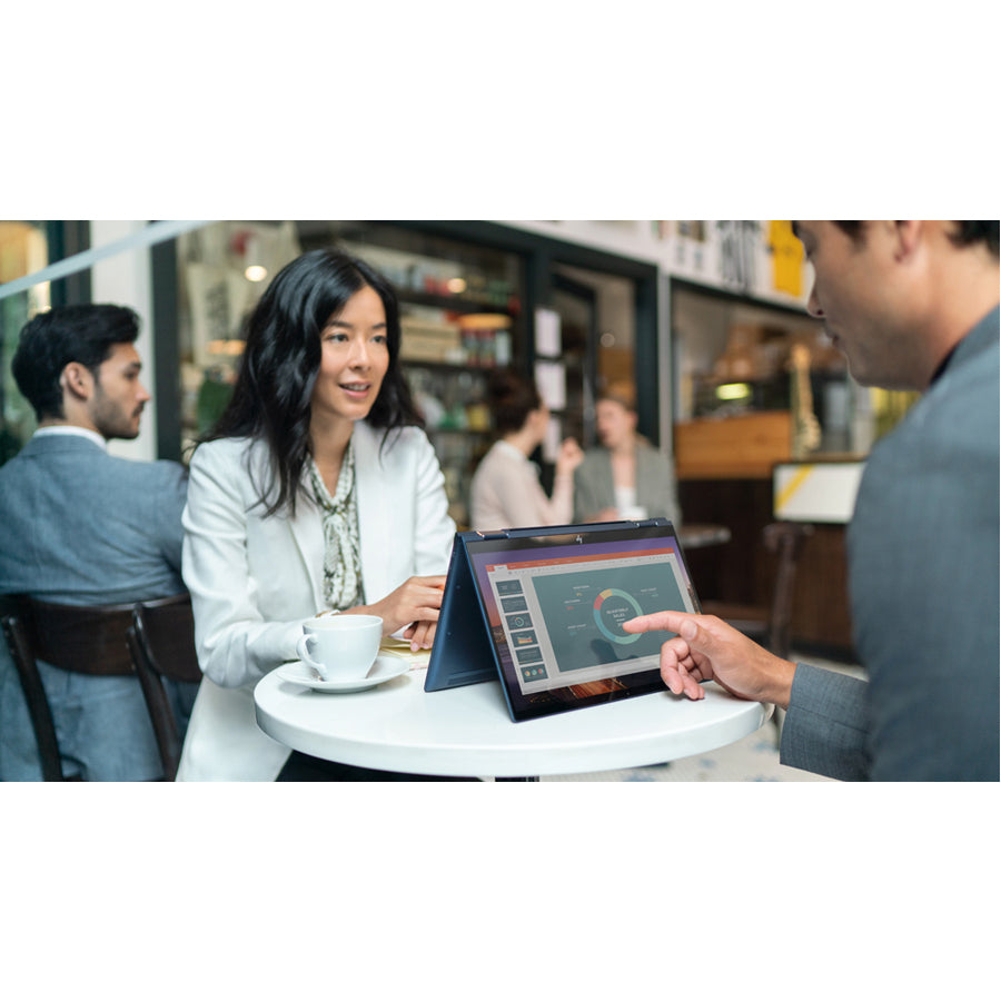 HP Elite Dragonfly G3 13.5" Touchscreen Convertible 2 in 1 Notebook - WUXGA+ - 1920 x 1280 - Intel Core i5 12th Gen i5-1235U Deca-core (10 Core) - 16 GB Total RAM - 16 GB On-board Memory - 256 GB SSD - Slate Blue 6G101UT#ABL